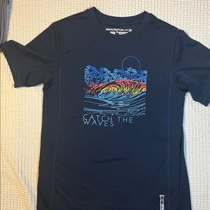 ZeroXposur Dark Blue Surf Graphic Rashguard